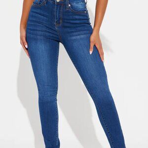 Fashion Nova | Dark Wash Stretch Skinny Jeans